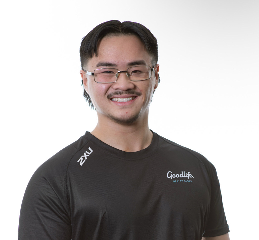 Jay, personal trainer and national kickboxing champion, at Goodlife Health Club Joondalup